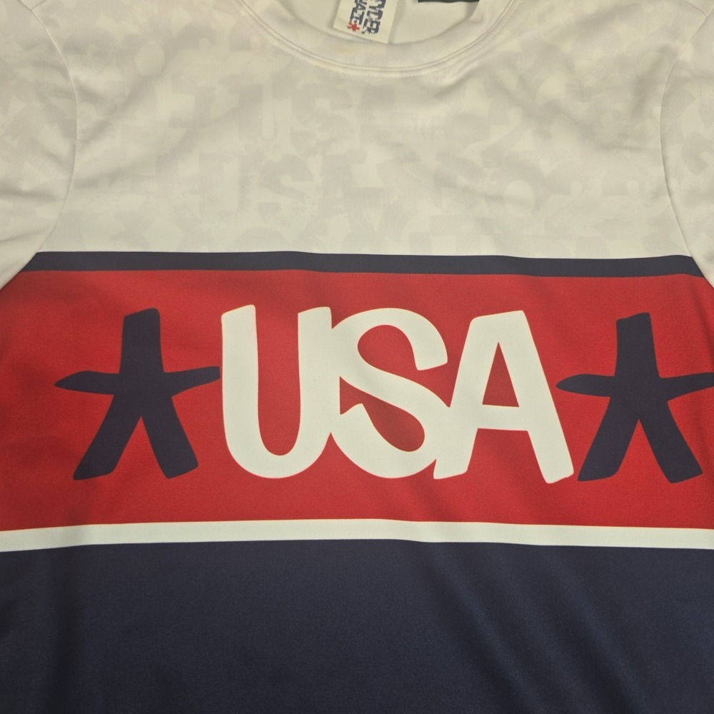 Spyder x Eric Haze Women's USA Snow Crew Neck Long Sleeve Top Shirt Camo Size S - Picture 2 of 9